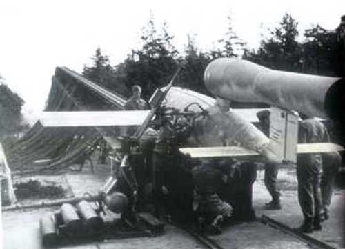 V1 on its launching ramp