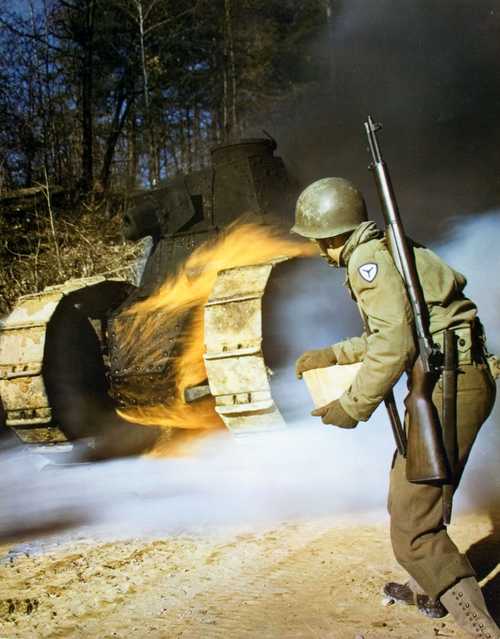 Burning a Tank