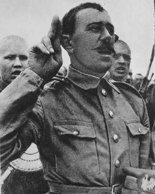 Military oath in the Soviet Union. Summer 1943.
