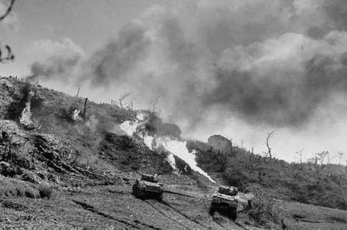 Flamethrower Tank in Okinawa