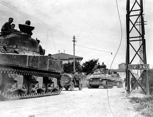 Tanks in Livorno