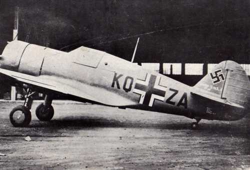Curtiss H-75 in German markings