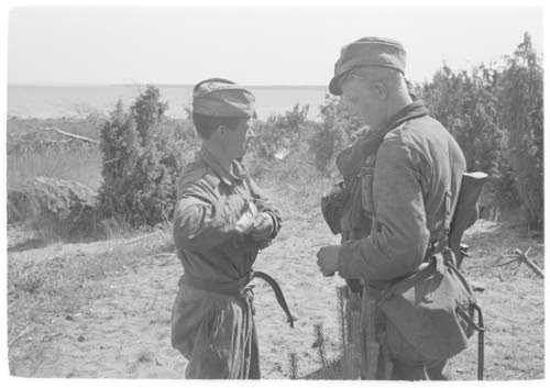 Red Army soldier surrendering (1944)