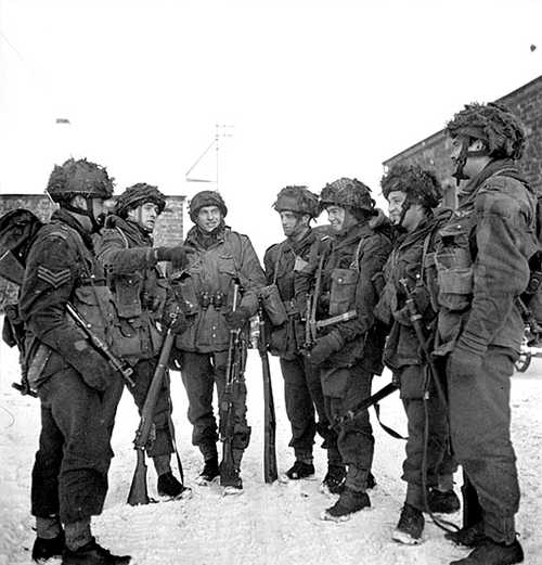 Canadian Paratroopers in Belgium 