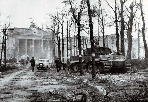 The Brandenburg Gate.