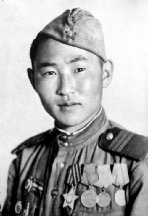 Soviet soldier Bato Mikishkeevich Damcheev