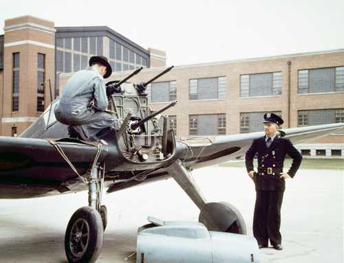 Captured German aircraft