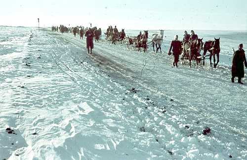 Endless snow-field, USSR