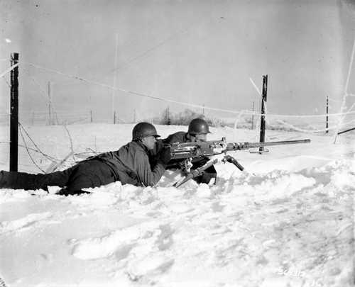 During the Battle of the Bulge