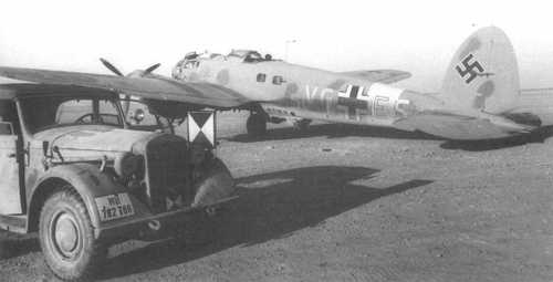 Rommel’s aircraft and staff car