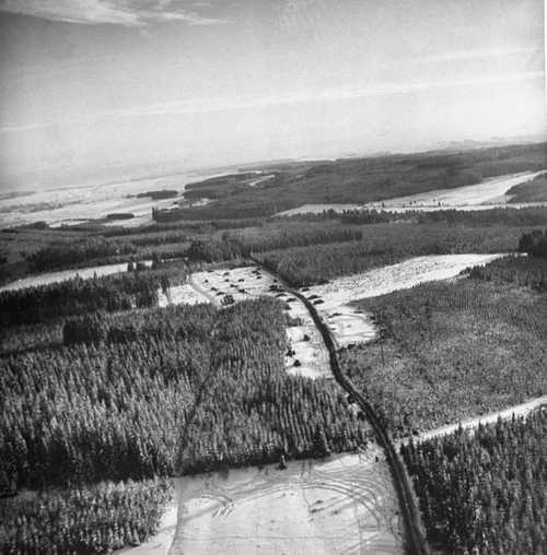 Aerial view tank company
