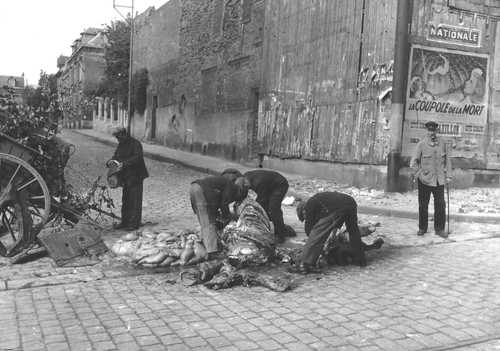 Civilians Cut Scraps