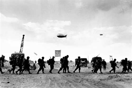 On liberated French soil  