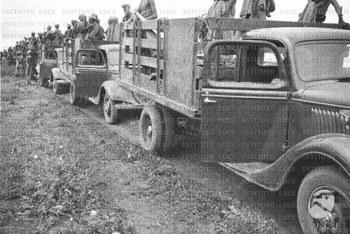 Motorized Somali troops
