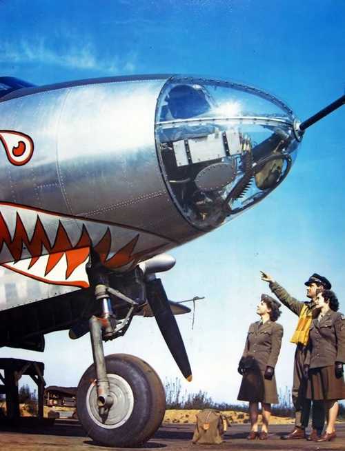 Sharked nosed B-26 Marauder