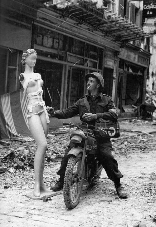 A Canadian Medic somewhere in Normandy