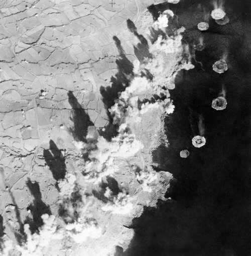 Bombs over Pantelleria
