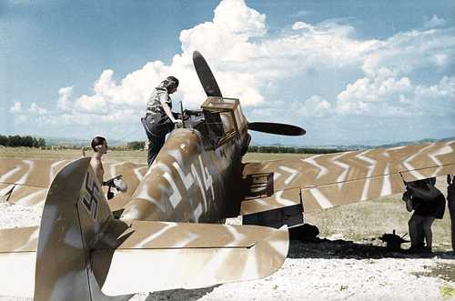 Bf109 'White 14' (col.)