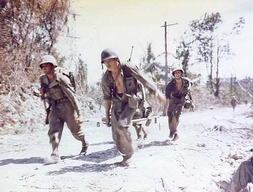 Marine stretcher bearers