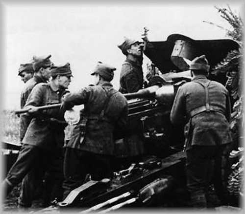 Romanian gunners.