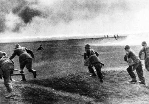 Infantry assault.
