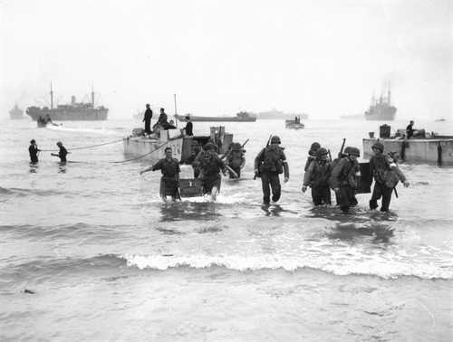 Wading ashore