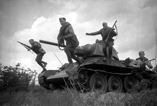 Tankborne infantry 1945