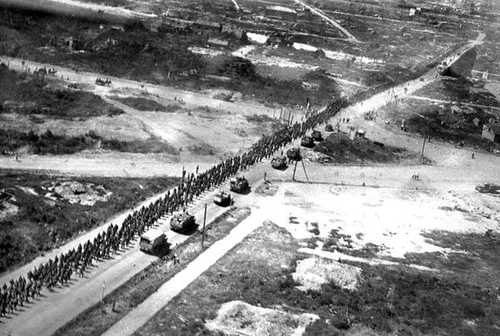 Column of POWs