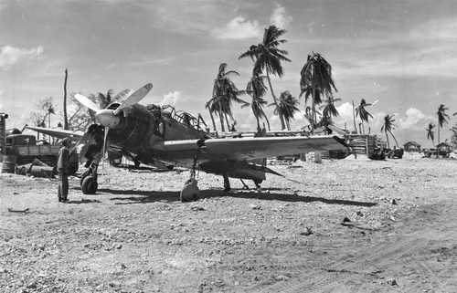 Captured Zero fighter plane