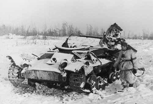 Destroyed Soviet Valentine