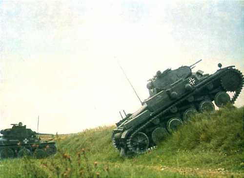 Lights tanks in combat