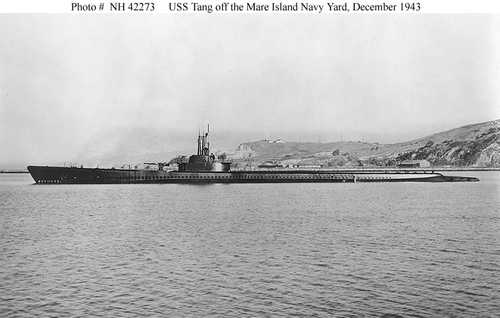 USS Tang off Mare Island