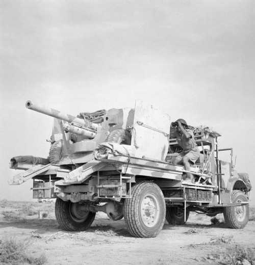 Truck mounted gun
