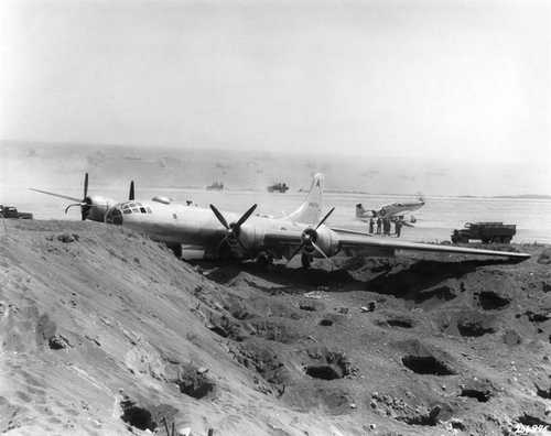 B-29 crash-landing