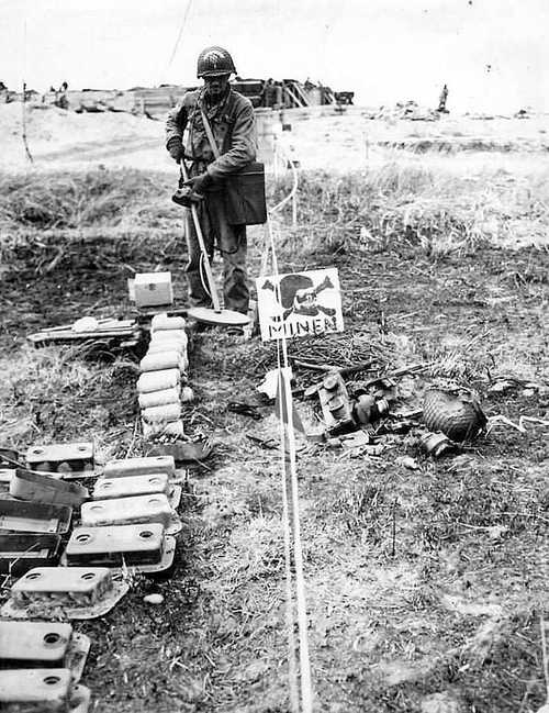 Clearing of land mines