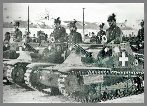 BUDAPEST SIEGE: Ansaldo Tankettes