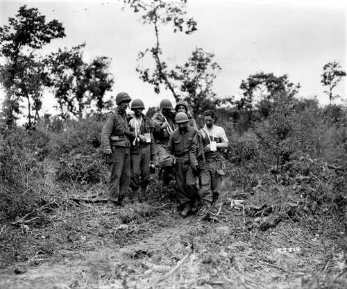 Wounded to the rear