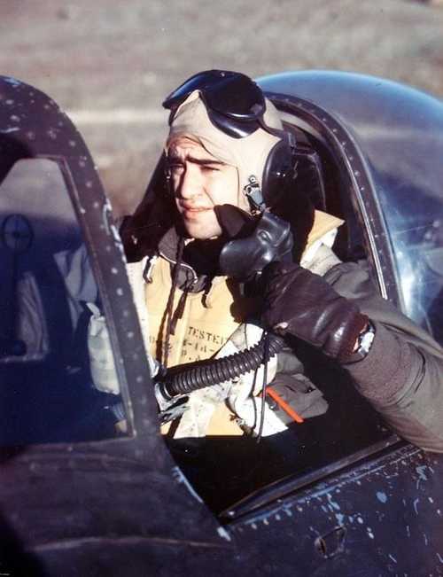 Lt. Rui Moreira Lima in P-47
