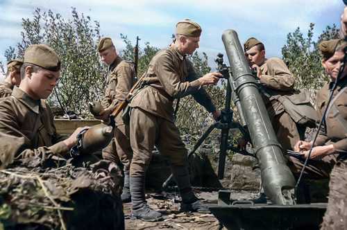 Mortar gunners