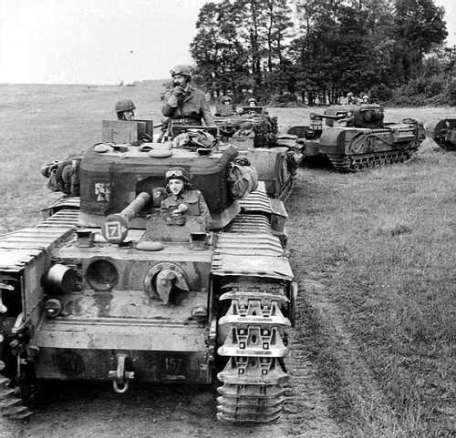 Churchill tanks