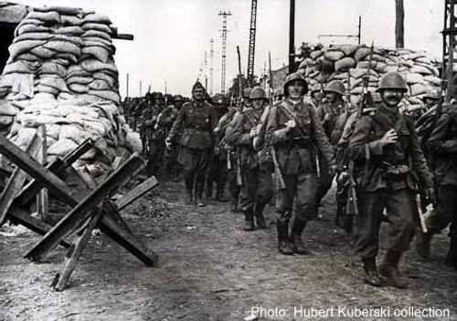 Romanian troops in Odessa