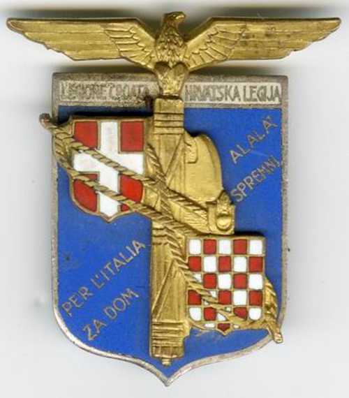 Croatian Legion brooch