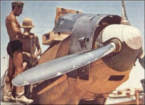 Servicing Me-109