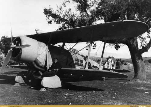 Spanish observation airplane