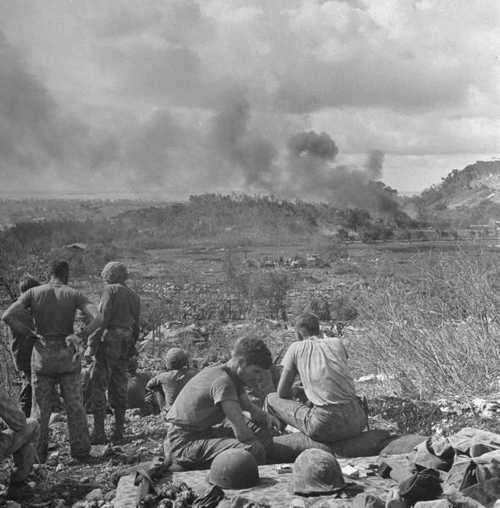Marines on Saipan 