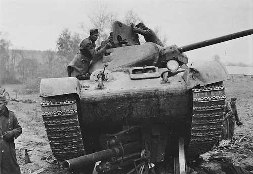 Captured Soviet tank