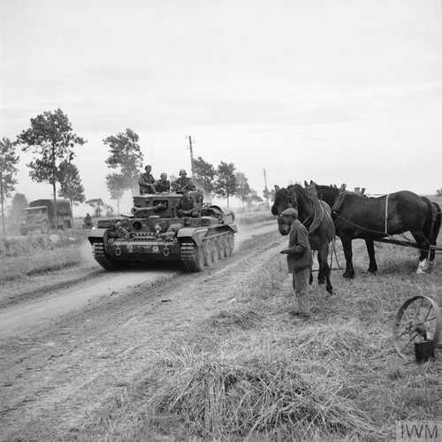 Cromwell tank moves on
