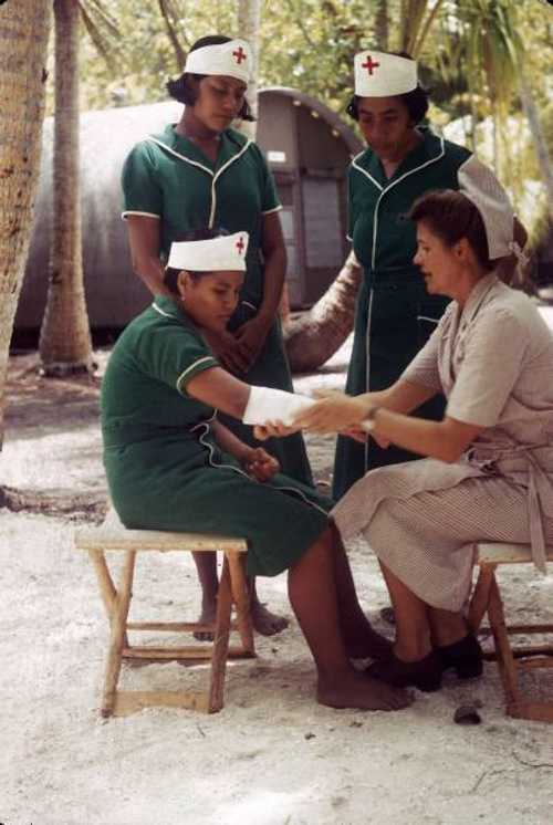 local women being trained