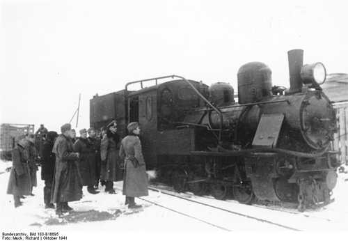 Captured Soviet Locomotive