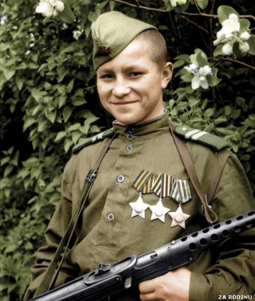 Young soldier